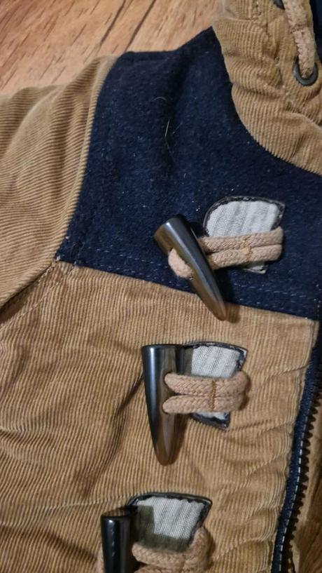 Menčestrový kabátik 12-18m, 86