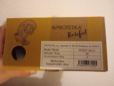 Sandálky protetika kendy denim, protetika,30