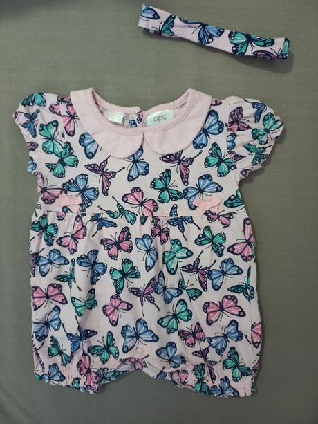 Letny overal + čelenka, bonprix,74