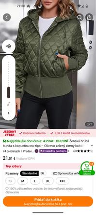 Prechodná bunda, xl