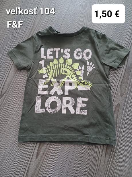 Tričká s krátkym rukávom, 104