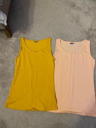 Tričko bez rukávov 2 ks, s