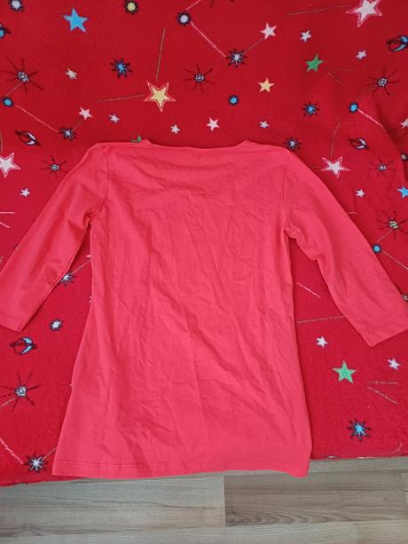 Červený tenký pulóver, m