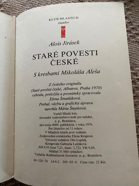 Alois jirásek  staré povesti české s kresbami, 