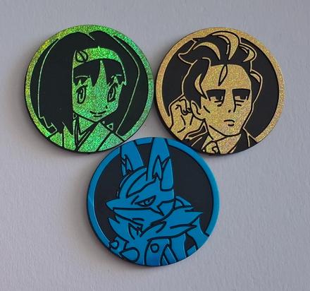Pokémon mince (stredné), 
