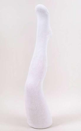 Detské bavlnené pančuchy biele, <50 - 170