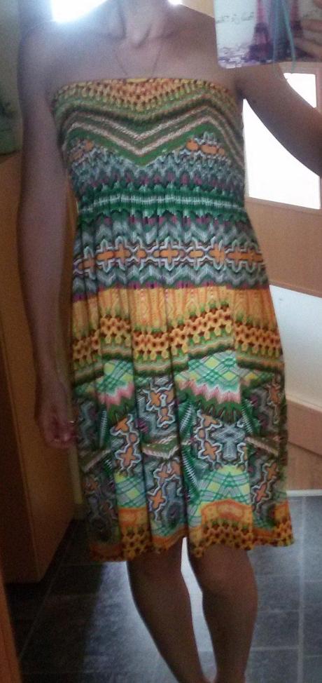 Letné šaty len vyskúšané, s