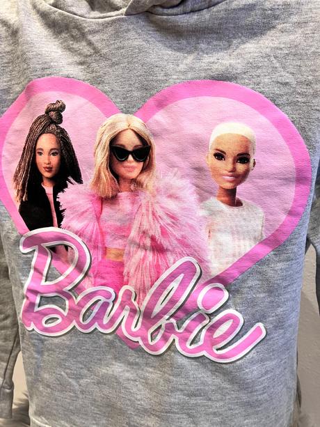 Dievčenská mikina s kapucňou barbie, barbie,122