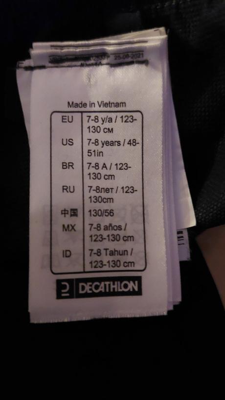 Turistické softshellové nohavice zn. quechua, 128