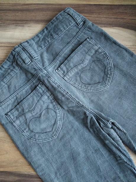 Menžestrové nohavice, h&m,128