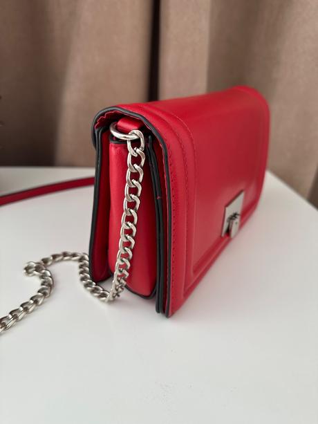 Štýlová stradivarius červená kabelka, stradivarius