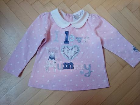 Veselé tričko 9-12 m, tu,74