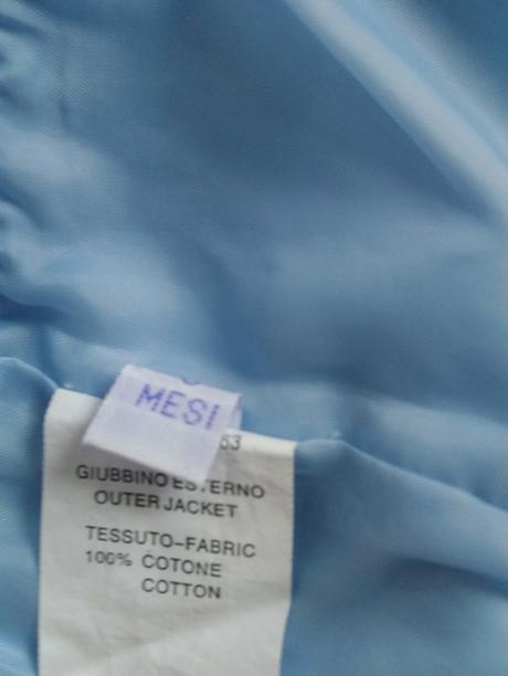 Prechodná nepremokavá modrá bundička, bimbus, 68