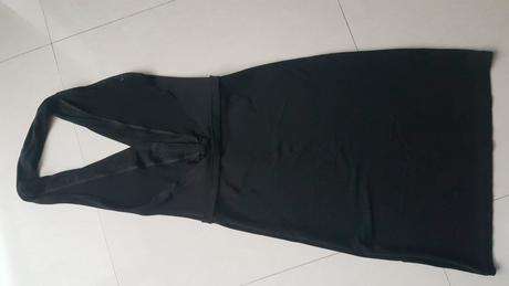 Čierne koktejlové šaty, mango,s