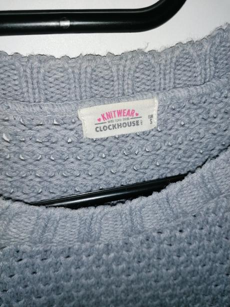 Pulóver sivý, clockhouse,s