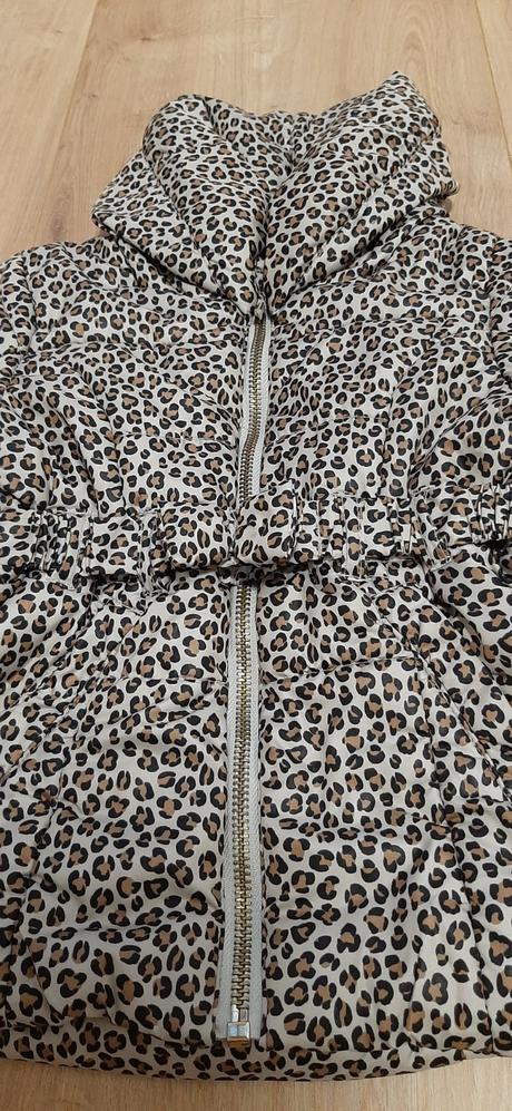 Dievcenska leopard prechodna bunda h&m velkost 80, h&m,80