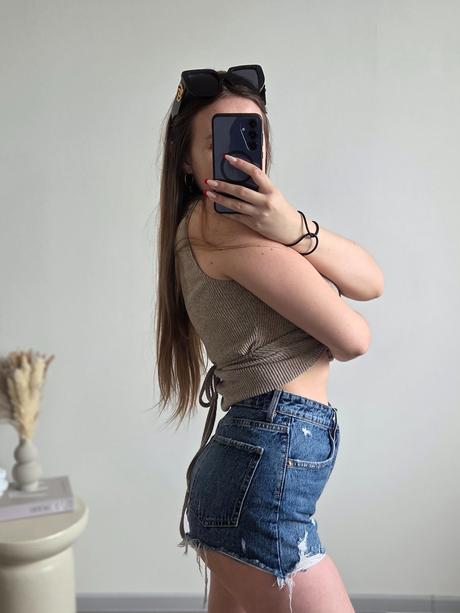 Zara rifľové kraťasy 38, zara,38