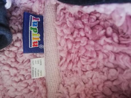 Zateplená mikina z teplákoviny, lupilu,110