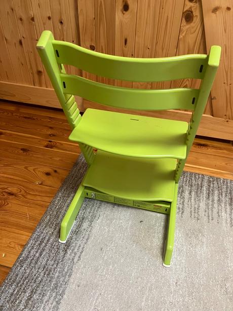 Stokke tripp trapp stolicky (hneda/zelena), 
