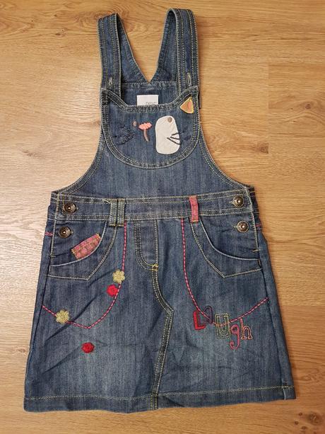 Šatová suknička s mačkou, next,116