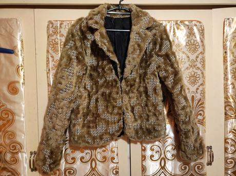 Kožušinový kabátik, xl