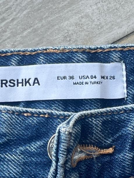 Bershka široké rifle, bershka,s