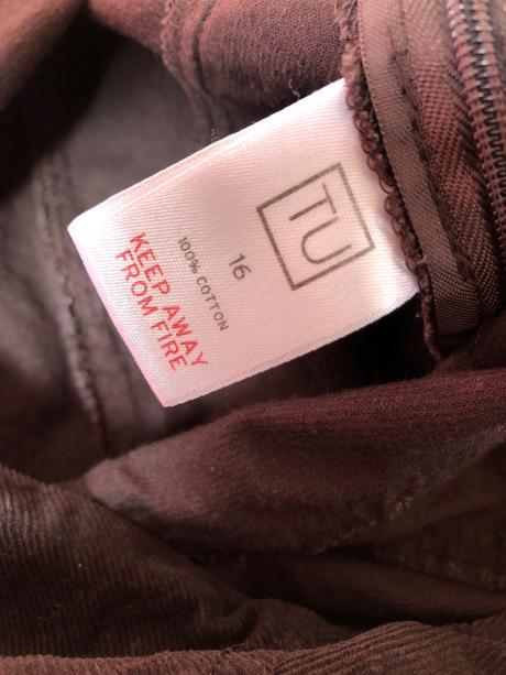 Tmavohnedá sukňa, xl