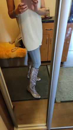 Dámske kožené čižmy, 39