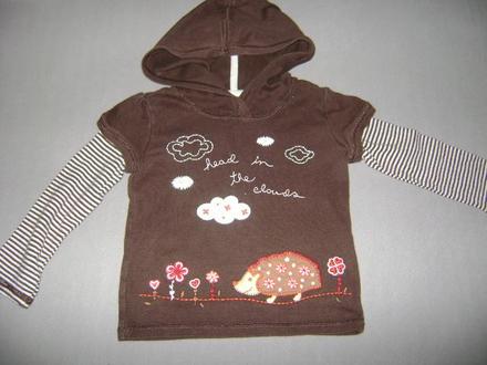 Tričko s kapucnou, gap,92