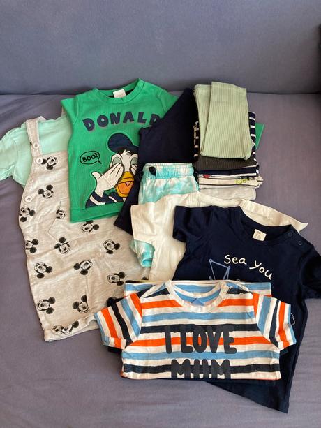 Balík oblecenia na jar/leto veľkosť 80, 68–80