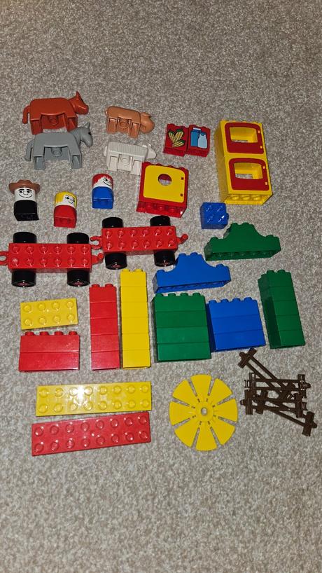 Lego duplo vedro so zvieratkami, vlacik, 