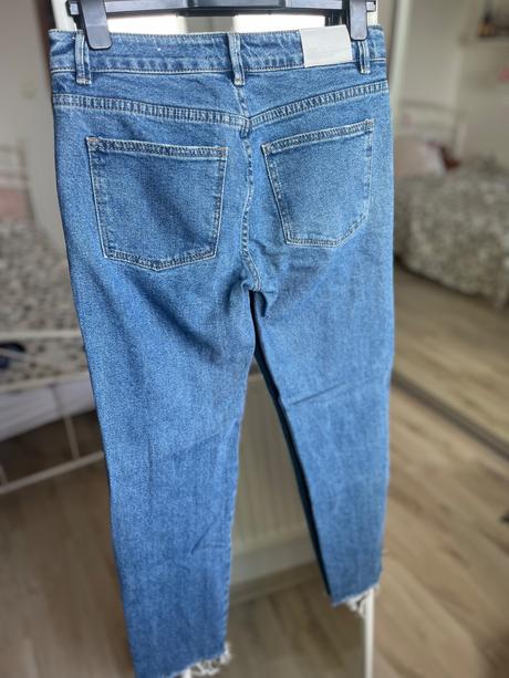 Sinsay modre boyfriend slim jeans džinsy rifle, sinsay,m