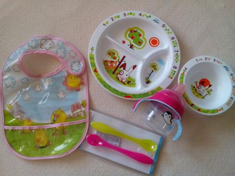 Flaska + tanieriky avent, 