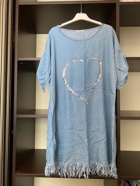 Srdiečkové šaty veľ.uni,