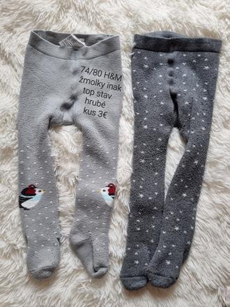 Pančuchy 74/80, h&m,74