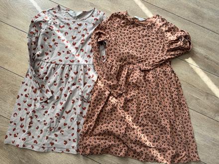 2ks šaty h&m, h&m,140