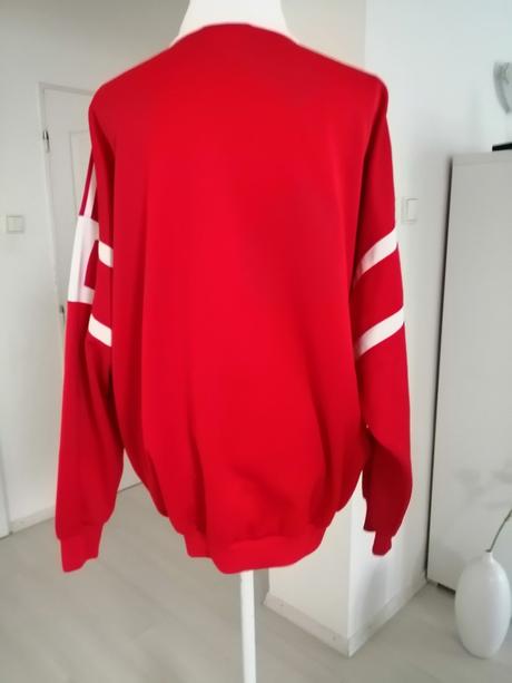 Mikina pánska značková adidas červená vel. xxxl xl, adidas,xxxl