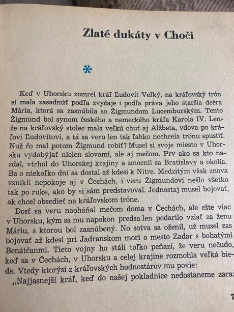 Krásne retro zlaté dukáty v choči povesti z oravy,