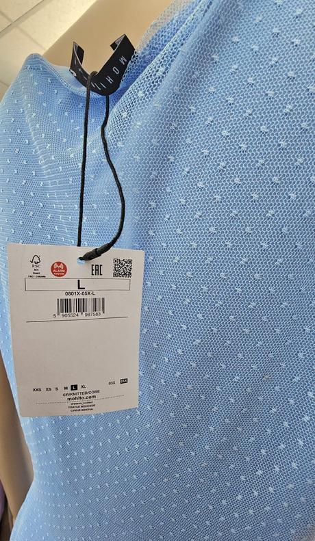 Tylové šaty s guličkami, mohito,l