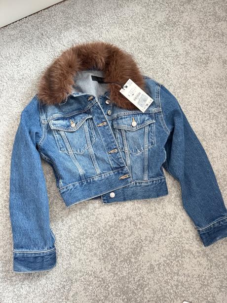 Dámska džínsová bunda, zara,s