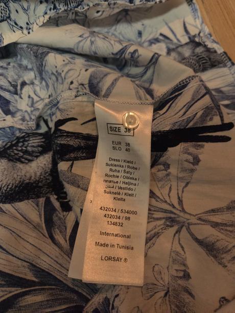 Letné šaty, orsay,38