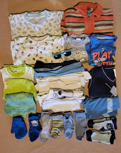 Balík oblečenia velk. 74-80, 68–80