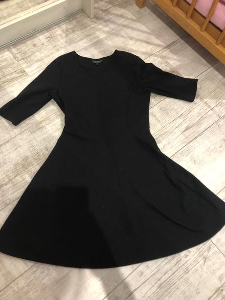 Áčkové čierne šaty topshop, topshop,34