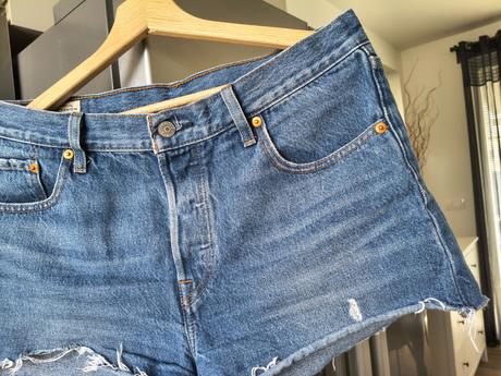 Levis 501 riflové šortky m-l, levis,m