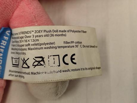 Zberat. postavička plyšák zoey z vivo, v.friends, 