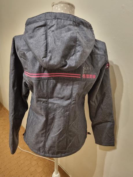 Modro-ružová športová bunda superdry s, superdry,s