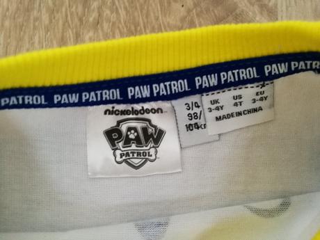 Tričko paw patrol 98/104, nickelodeon,98