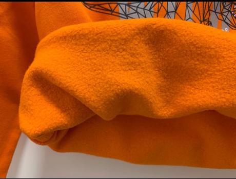 Detská oranžová mikina, lupilu,104