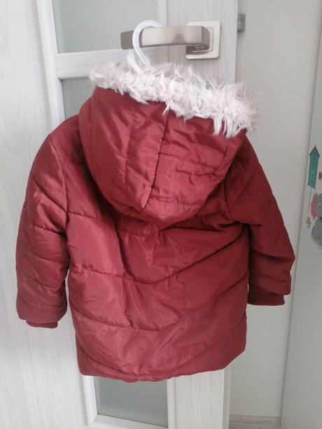 Bordová zimná bunda, sinsay,86