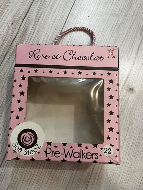 Kožené barefoot topánočky rose et chocolat, rose et chocolat,22